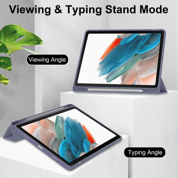 Bild 3, Samsung Galaxy Tab A9 Plus Fodral Hybrid Pennhållare Lila