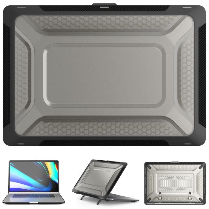 Bild 2, MacBook Pro 16 2019 Skal Med Kickstand Svart