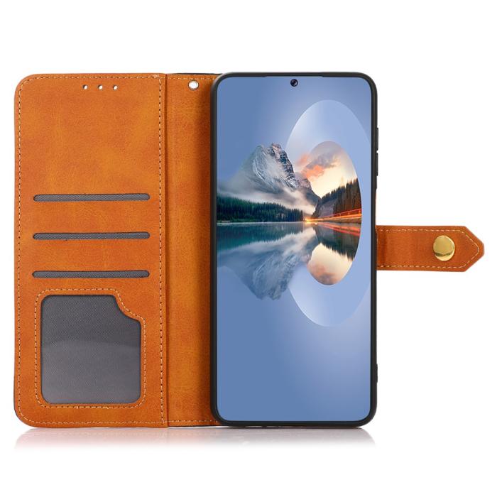 Bild 2, KHAZNEH Motorola Edge 40 Pro 5G Fodral Dual-Color Brun
