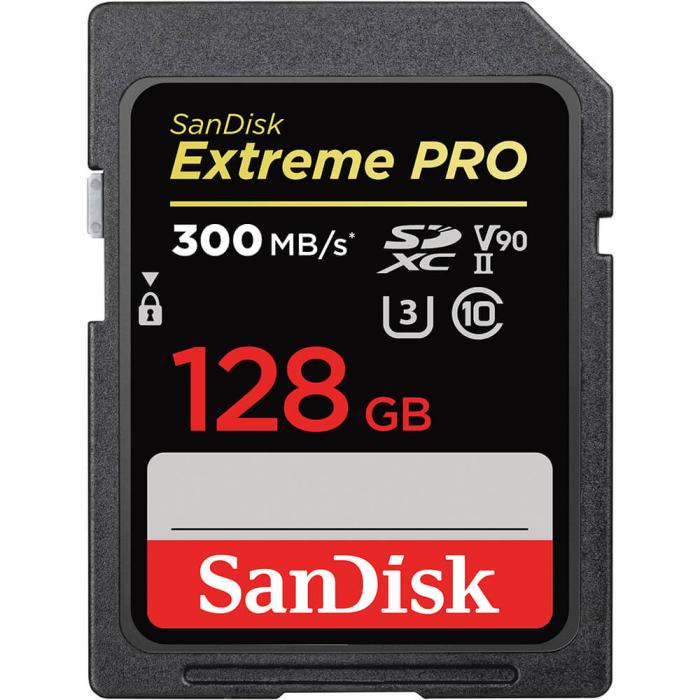 Bild 1, SanDisk SDXC Extreme Pro 128 GB Minneskort