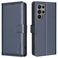 Samsung Galaxy S25 Ultra Fodral L&auml;der RFID Bl&aring;