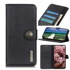 KHAZNEH Xiaomi 12 Fodral L&auml;der Svart