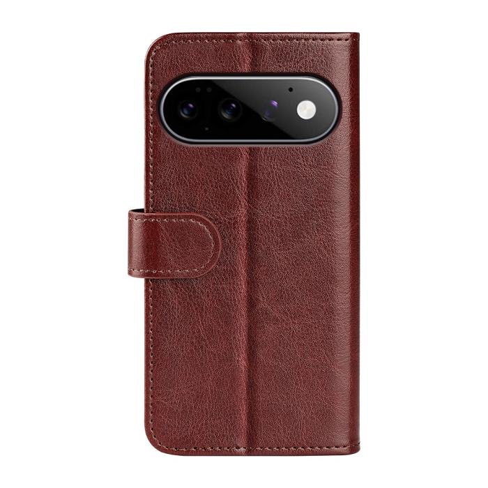 Bild 6, Google Pixel 11/10 Fodral Crazy Horse Läder Brun