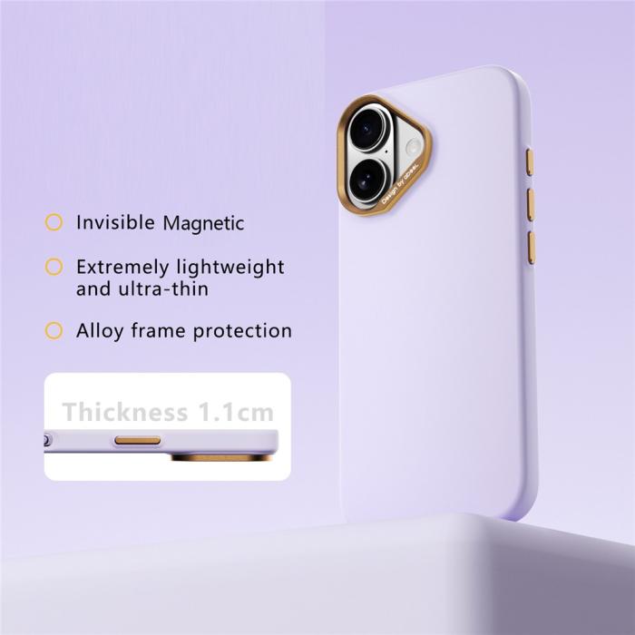 Bild 2, ABEEL iPhone 17 / 18 Skal MagSafe Silikon PC Lilac Lila
