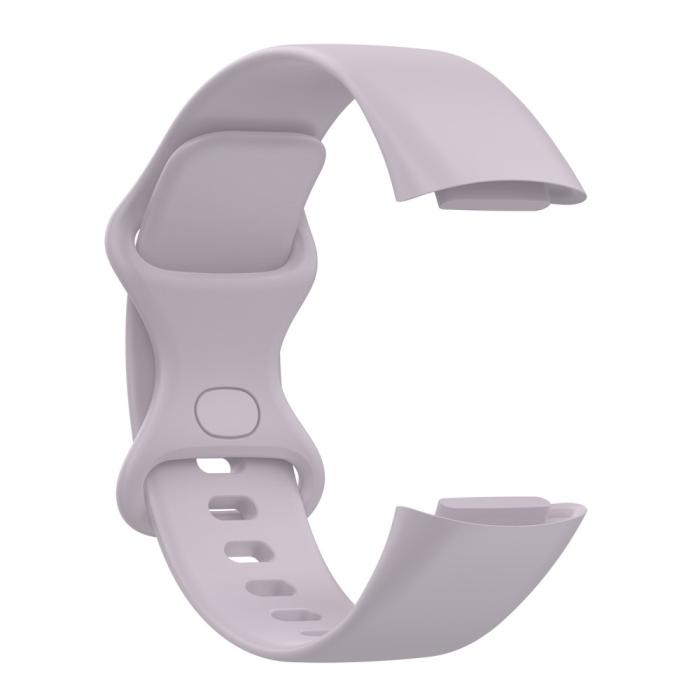 Bild 4, Fitbit Charge 6 / 5 Armband TPU (S) Ljus Lila