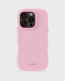 holdit iPhone 16 Pro Max Skal Wavy Pink