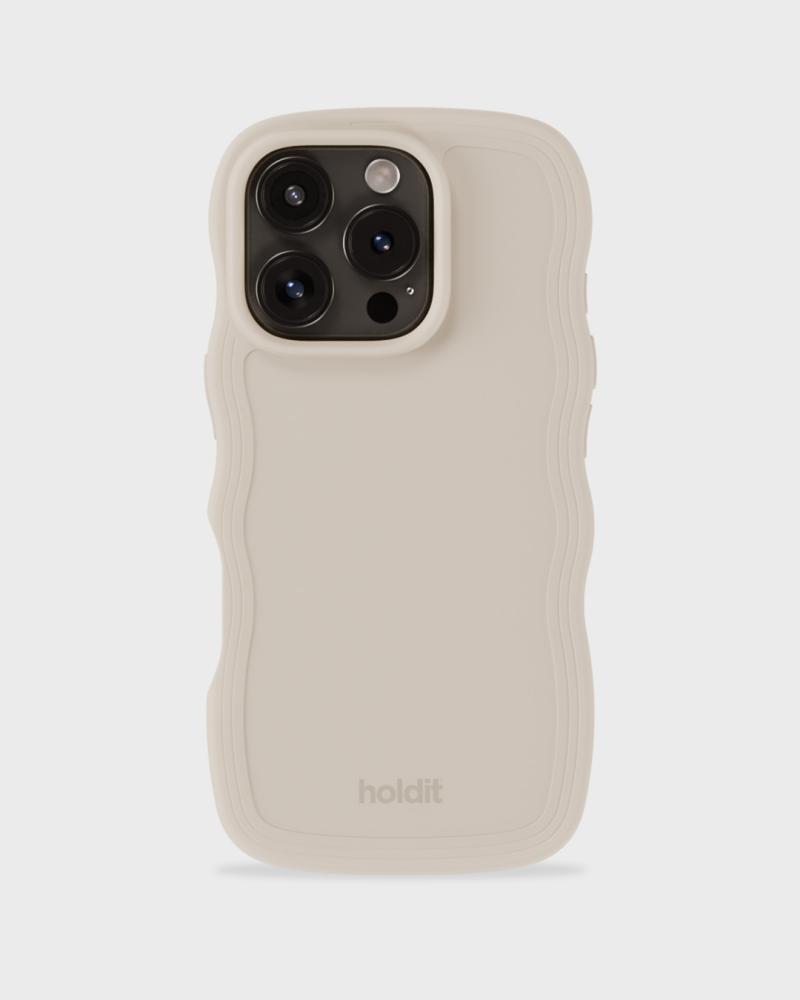 holdit iPhone 16 Pro Max Skal Wavy Light Beige