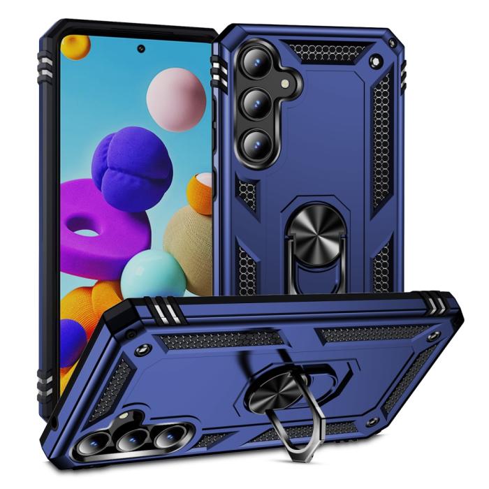 Bild 1, Samsung Galaxy A55 5G Skal Ring Armor Hybrid Blå