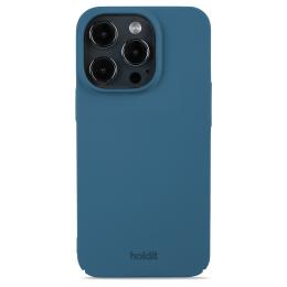 holdit iPhone 14 Pro Mobilskal Slim Denim Blue