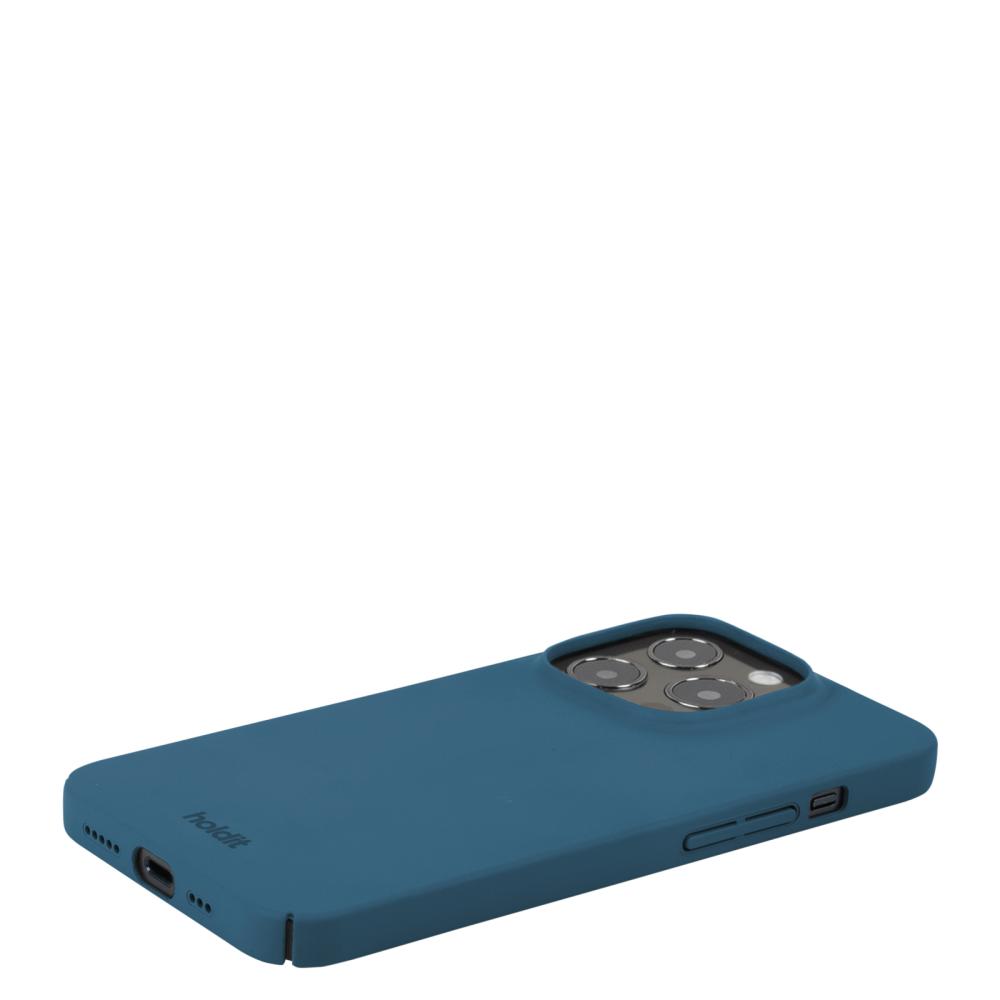 holdit iPhone 14 Pro Mobilskal Slim Denim Blue