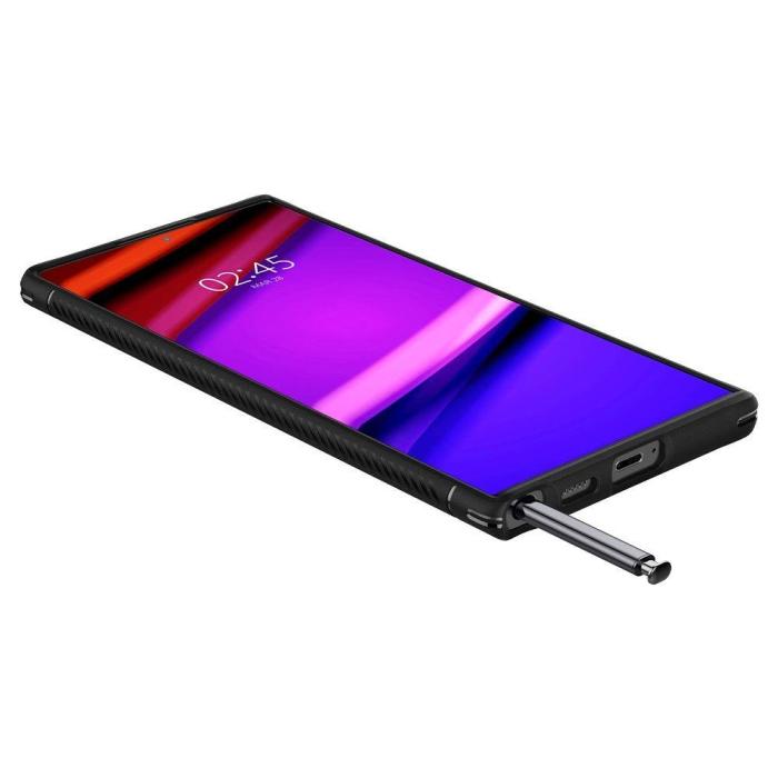 Bild 6, Spigen Samsung Galaxy S22 Ultra Skal Rugged Armor Matt Svart