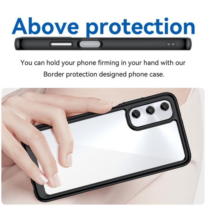 Bild 4, Samsung Galaxy A05s 4G Skal TPU/Akryl Shockproof Svart