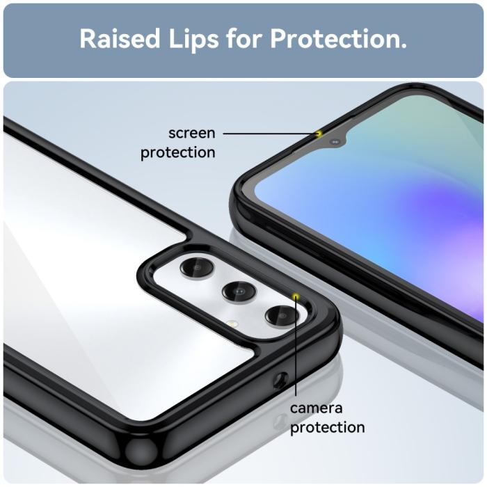 Bild 6, Samsung Galaxy A05s 4G Skal TPU/Akryl Shockproof Svart