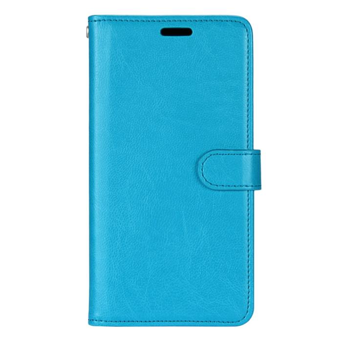 Bild 4, Samsung Galaxy S21 Ultra - Läder Fodral - Ljus Blå