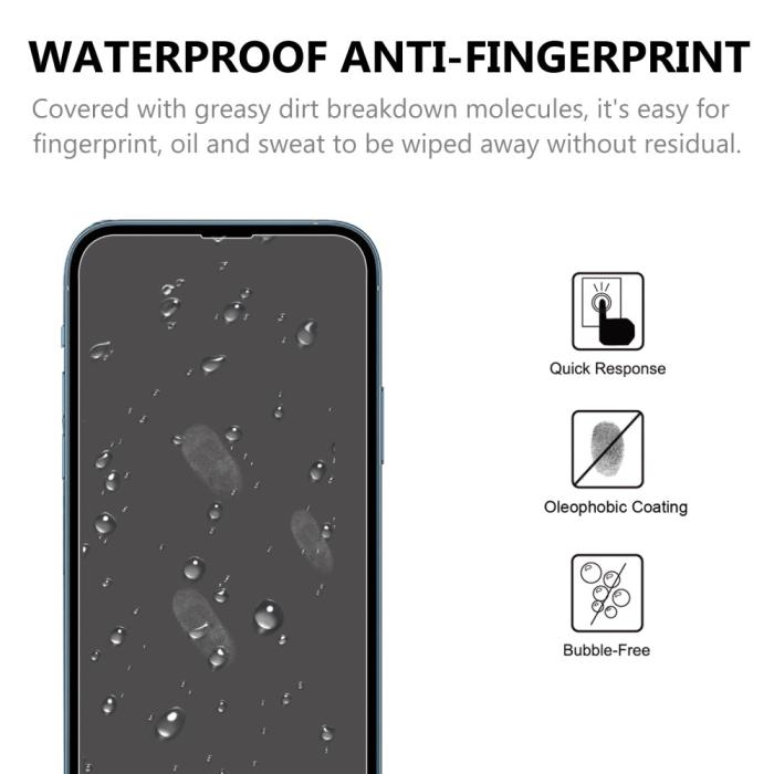 Bild 4, iPhone 14 Plus / 13 Pro Max - 2-PACK Skärmskydd I Härdat Glas