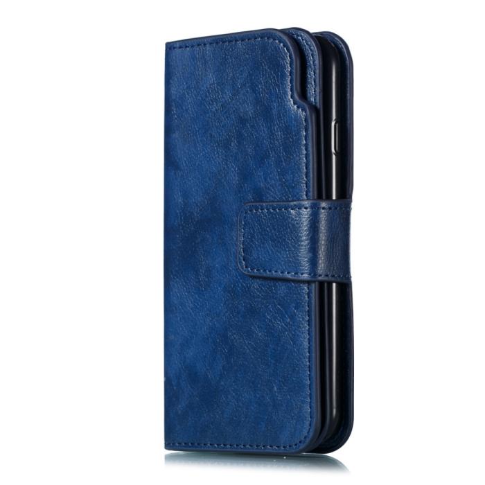 Bild 4, iPhone 7/8/SE (2020/2022) - 9-kort Plånboksfodral - Mörk Blå