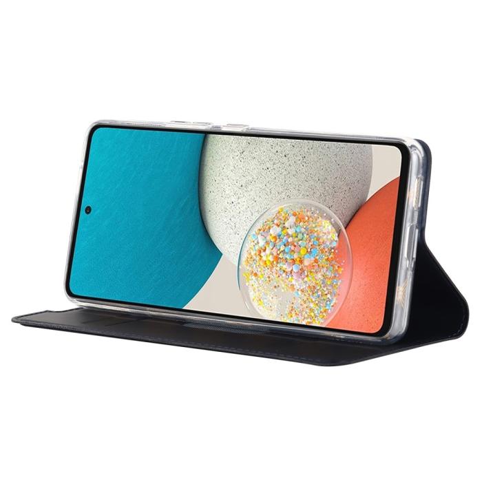 Bild 5, Samsung Galaxy A53 5G Fodral Flip Skin Touch Blå