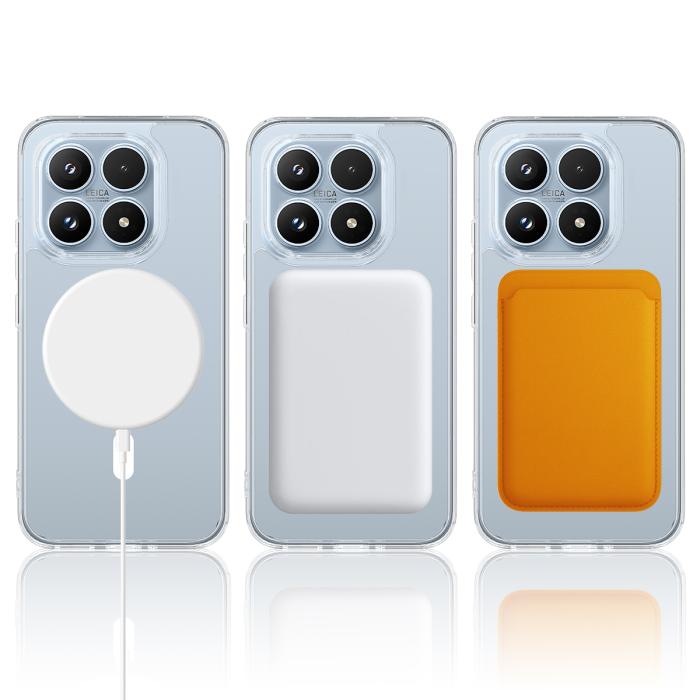 Bild 2, Xiaomi 17 Skal Akryl/TPU Magsafe Premium Transparent