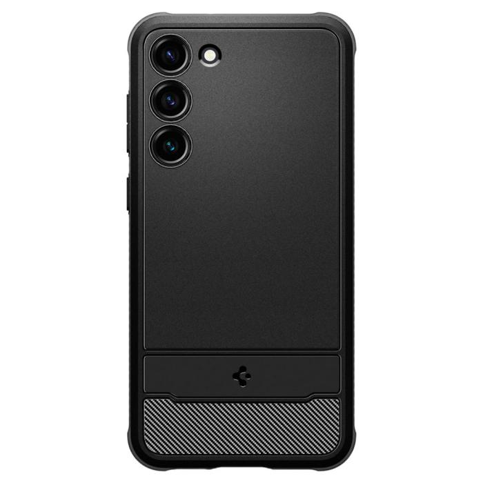 Bild 2, Spigen Samsung Galaxy S23 Skal Rugged Armor Matt Svart