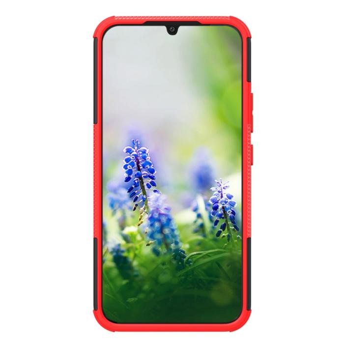 Bild 4, Galaxy A34 5G Skal Ultimata Stöttåligt med Stöd Röd