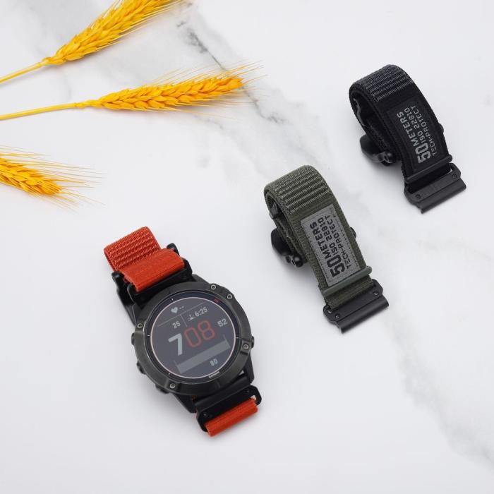Bild 3, Tech-Protect Garmin Fenix 26 mm Armband Scout Svart