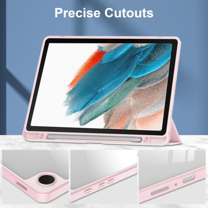 Bild 4, Samsung Galaxy Tab A9 Plus Fodral Hybrid Pennhållare Rosa