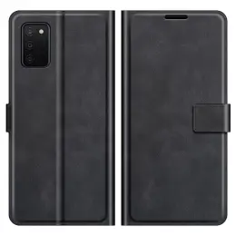 Samsung Galaxy A03s Fodral Läder Svart