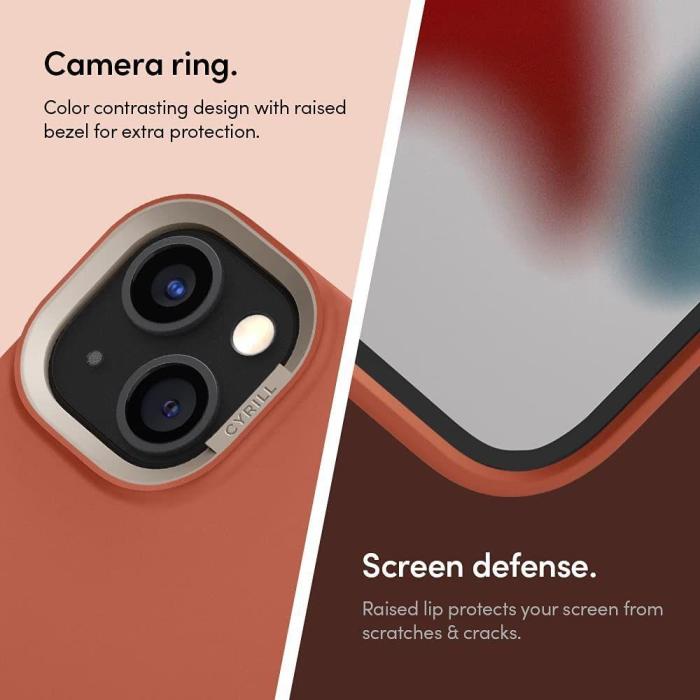 Bild 2, Spigen Cyrill iPhone 13 Skal Color Brick Chili