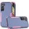 Samsung Galaxy S22 Skal Hybrid Shockproof Blå/Rosa
