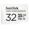 SanDisk MicroSDHC 32 GB High Endurance med adapter