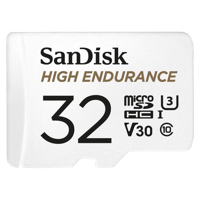 Bild 4, SanDisk MicroSDHC 32 GB High Endurance med adapter