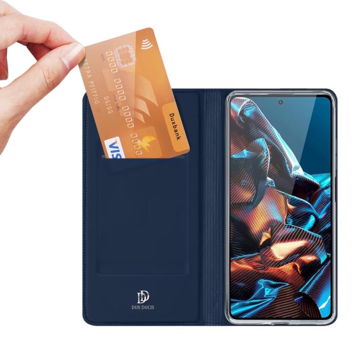 Bild 2, DUX DUCIS Xiaomi Redmi Note 12 Pro 5G Fodral Skin Pro Blå