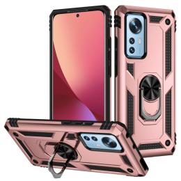 Xiaomi 12 Pro Skal Ring Hybrid Armor Roséguld