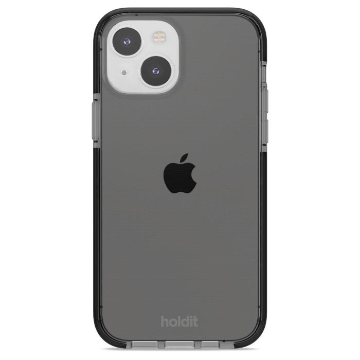 Bild 1, holdit iPhone 15 Mobilskal Seethru Svart