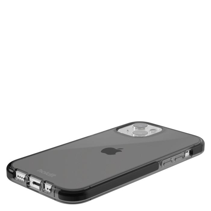 Bild 4, holdit iPhone 15 Mobilskal Seethru Svart