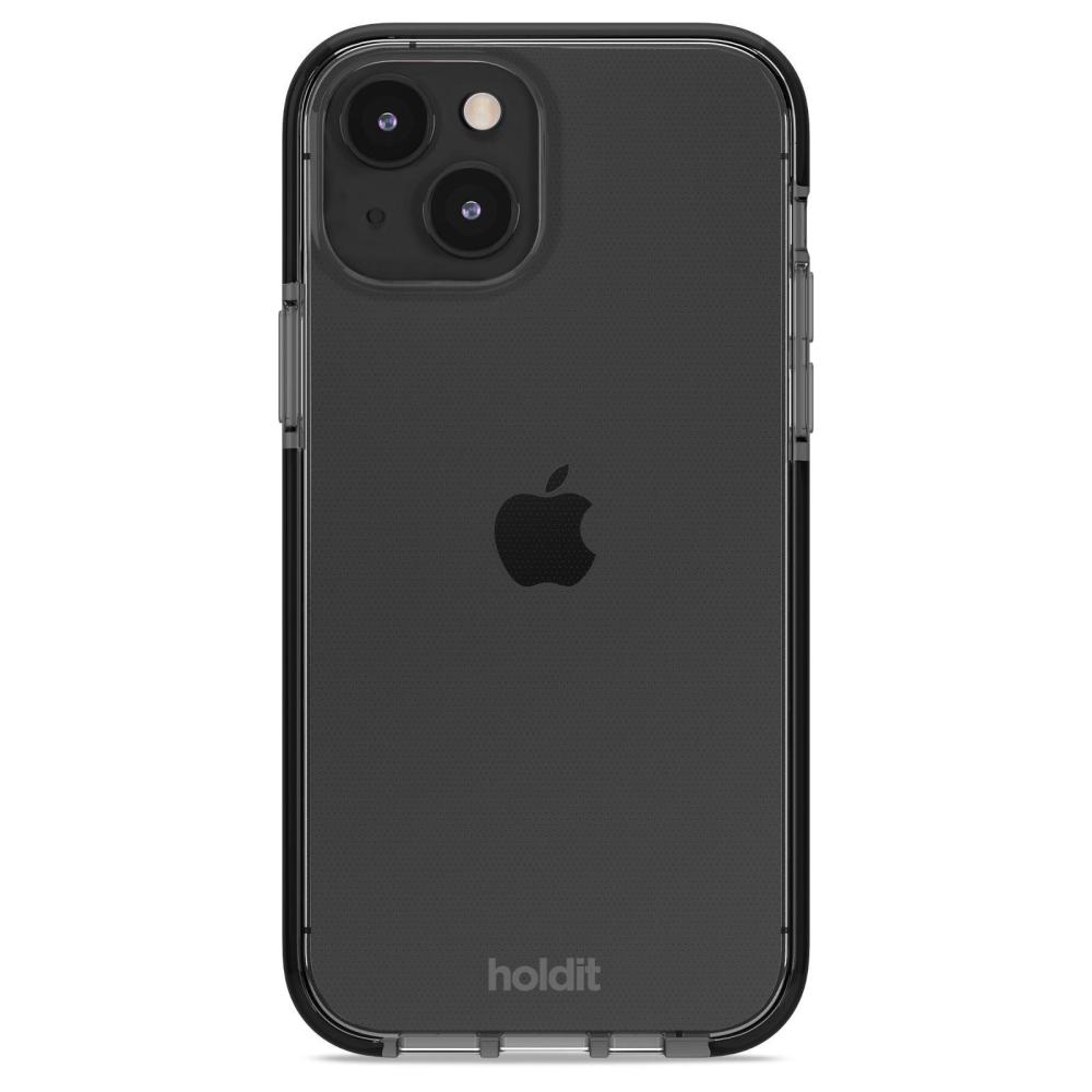 holdit iPhone 15 Mobilskal Seethru Svart