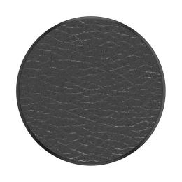 PopSockets Avtagbart Grip Ställfunktion Premium Pebbled Vegan Leather Svart