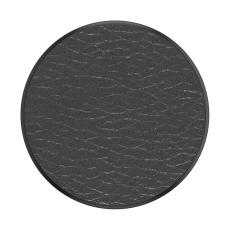 PopSockets Avtagbart Grip Ställfunktion Premium Pebbled Vegan Leather Svart