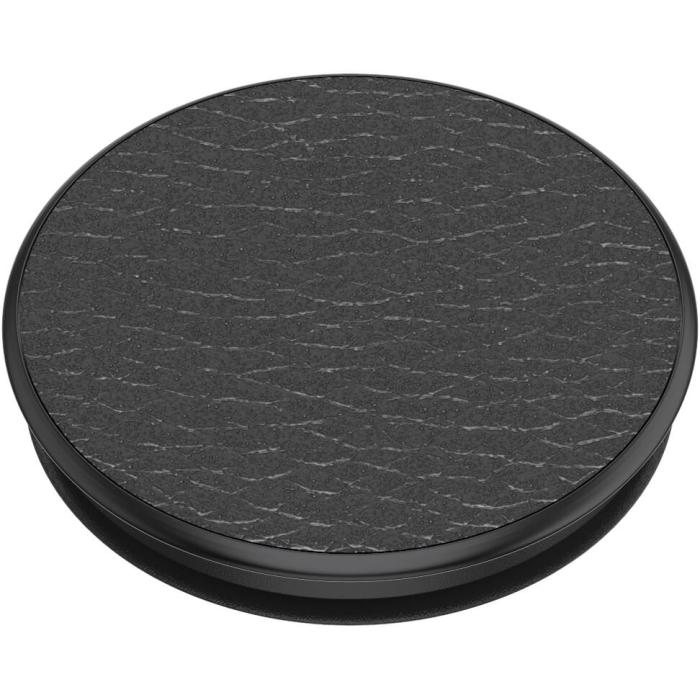 Bild 4, PopSockets Avtagbart Grip Ställfunktion Premium Pebbled Vegan Leather Svart
