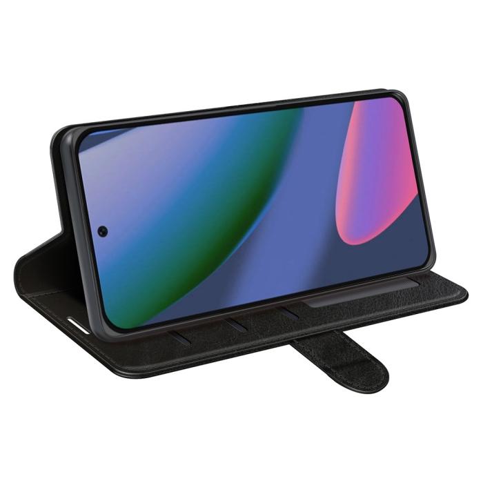 Bild 3, Google Pixel 11 Pro XL Fodral Crazy Horse Läder Svart
