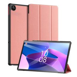 DUX DUCIS Lenovo Tab M10 Plus Gen 3 Fodral DOMO Tri-Fold Ljus Rosa