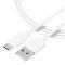 Tactical 30cm 2.4A 12W USB-C Laddkabel Vit