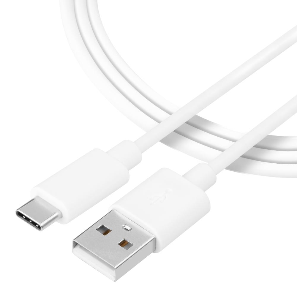 Tactical 30cm 2.4A 12W USB-C Laddkabel Vit