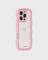 holdit iPhone 16 Pro Max Skal Wavy Pink/Transparent