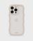 holdit iPhone 16 Pro Max Skal Wavy Light Beige/Transparent