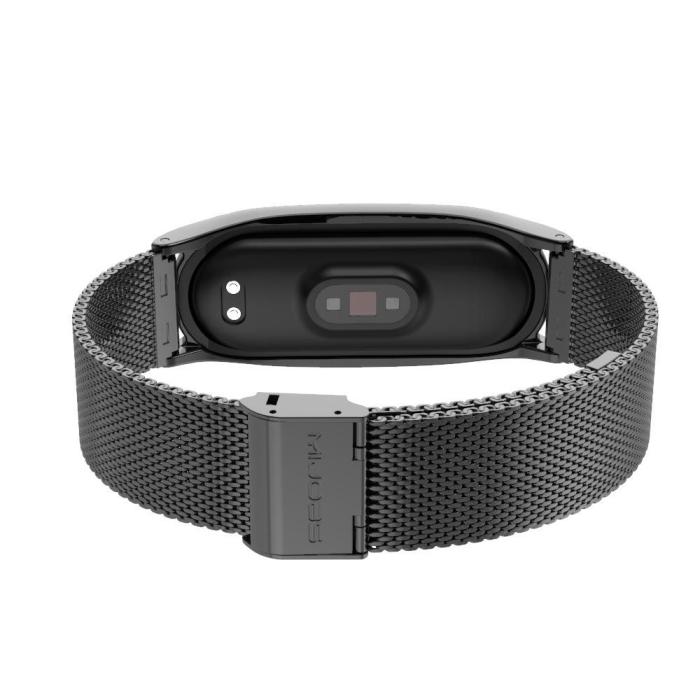 Bild 4, Tech-Protect Milanese Metall Armband Xiaomi Mi Smart Band 5/6 Svart