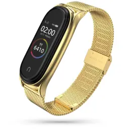 Tech-Protect Milanese Metall Armband Xiaomi Mi Smart Band 5/6 Guld