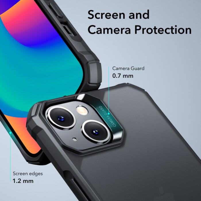 Bild 3, ESR iPhone 15 Plus / 14 Plus Skal Air Armor Frostad Svart
