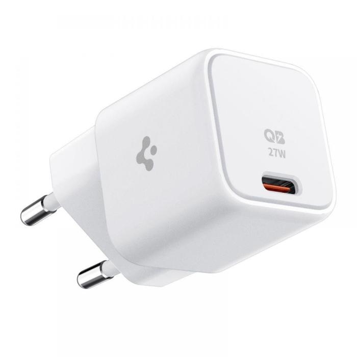 Bild 2, Spigen 27W ArcStation PD PPS USB-C Laddare Vit