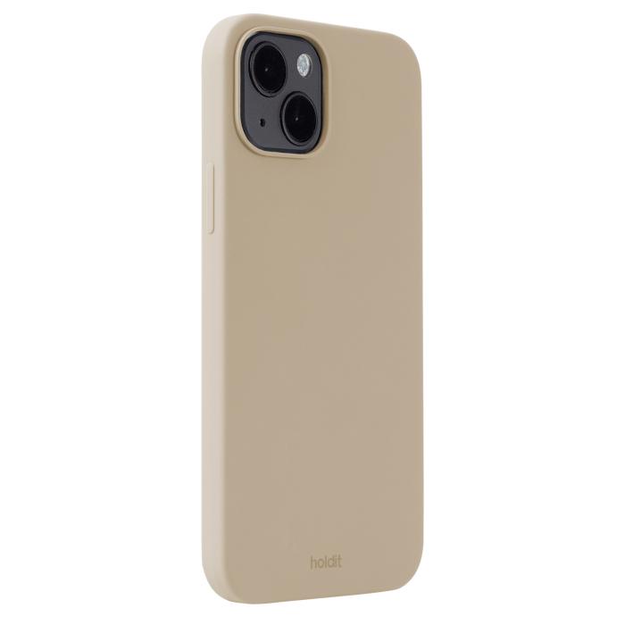 Bild 2, holdit iPhone 14 Plus Mobilskal Silikon Latte Beige